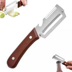 3-in-1 Serrated Peeling Knife Premium Vegetable Peeler
