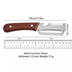 3-in-1 Serrated Peeling Knife Premium Vegetable Peeler
