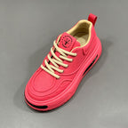 Neon Blush Chunky Platform Sneakers