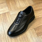 Men’s Premium Leather Casual Shoes with Quick-Turn Lacing