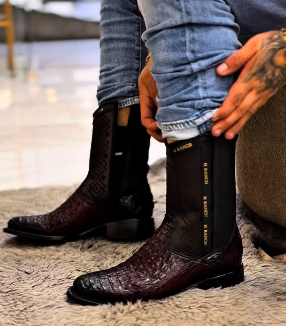 Cowboy Original Crocodile Handmade Boots