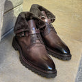 Men's high-quality velvet boots
