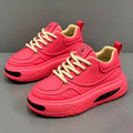 Neon Blush Chunky Platform Sneakers