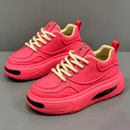 Neon Blush Chunky Platform Sneakers