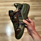 Men’s Camouflage Zip-Up Mid-Top Casual Sneakers