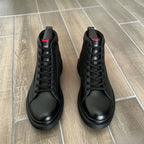 Men’s All-Black Mid-Top Lifestyle Boots