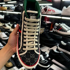 Luxury Inspired Monogram High Top Canvas Casual Shoes