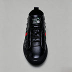 Luxury Inspired Croc Textured Mid-Top Fashion Shoes