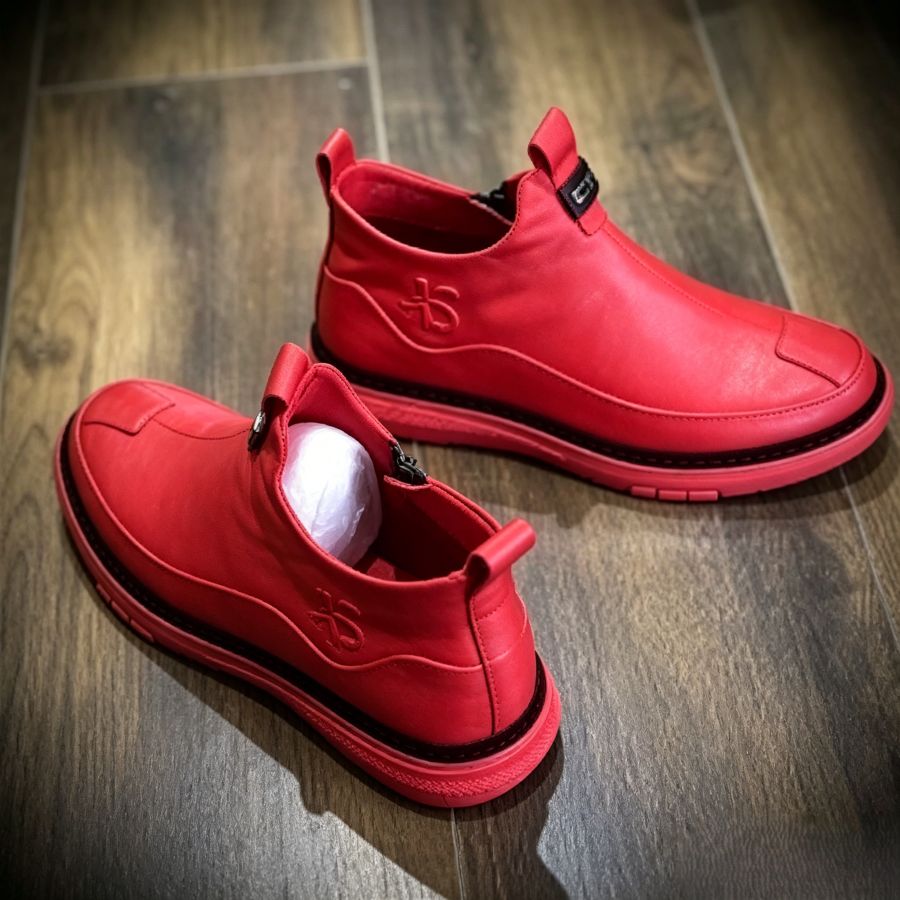 Casual Leather Chukka Sneakers for Men