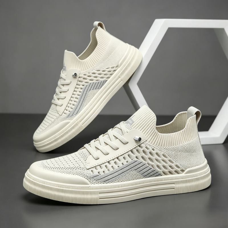 Men’s Breathable Hollow Knit Sock Sneakers