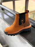 Rugged Slip-On Chelsea Work Boots