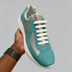 Men's Luxury Patent Leather Casual Sneakers