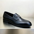 Black Luxury Leather Loafers