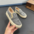 Men's Bohemian Mandala Pattern Slip-On Sneakers