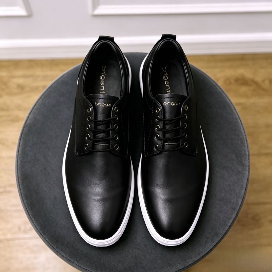 Men's premium leather Oxford casual shoes