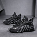 Black & Gray Chunky Tech Sneakers