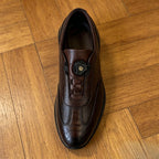 Men’s Premium Leather Casual Shoes with Quick-Turn Lacing