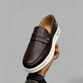Men's Brown Genuine Leather Casual Loafers