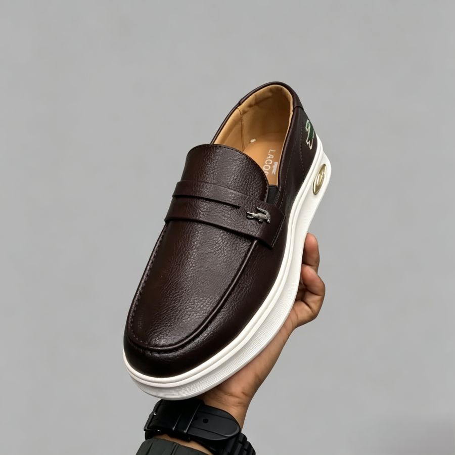 Men's Brown Genuine Leather Casual Loafers