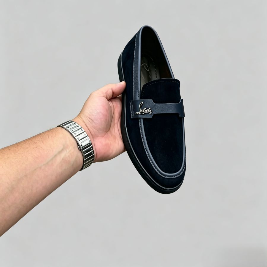 Men's Retro Suede Penny Loafers