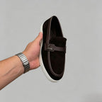 Men's Retro Suede Penny Loafers