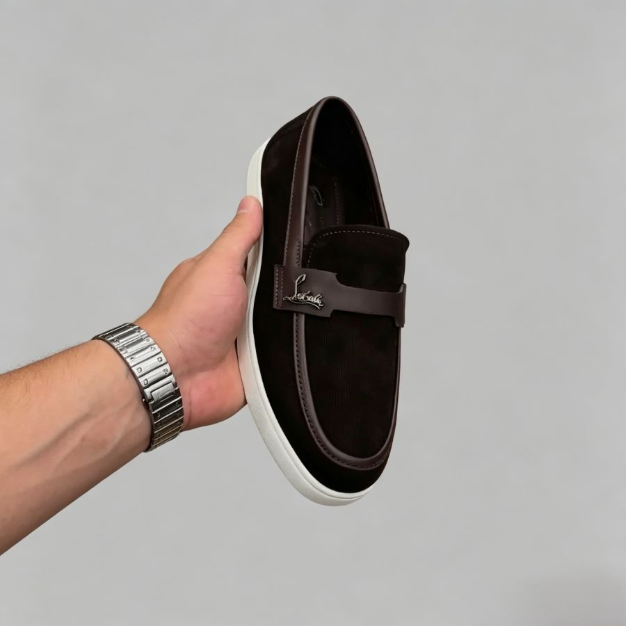 Men's Retro Suede Penny Loafers