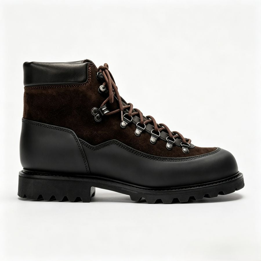 Vintage Alpine Speed Hook Leather Hiking Boots