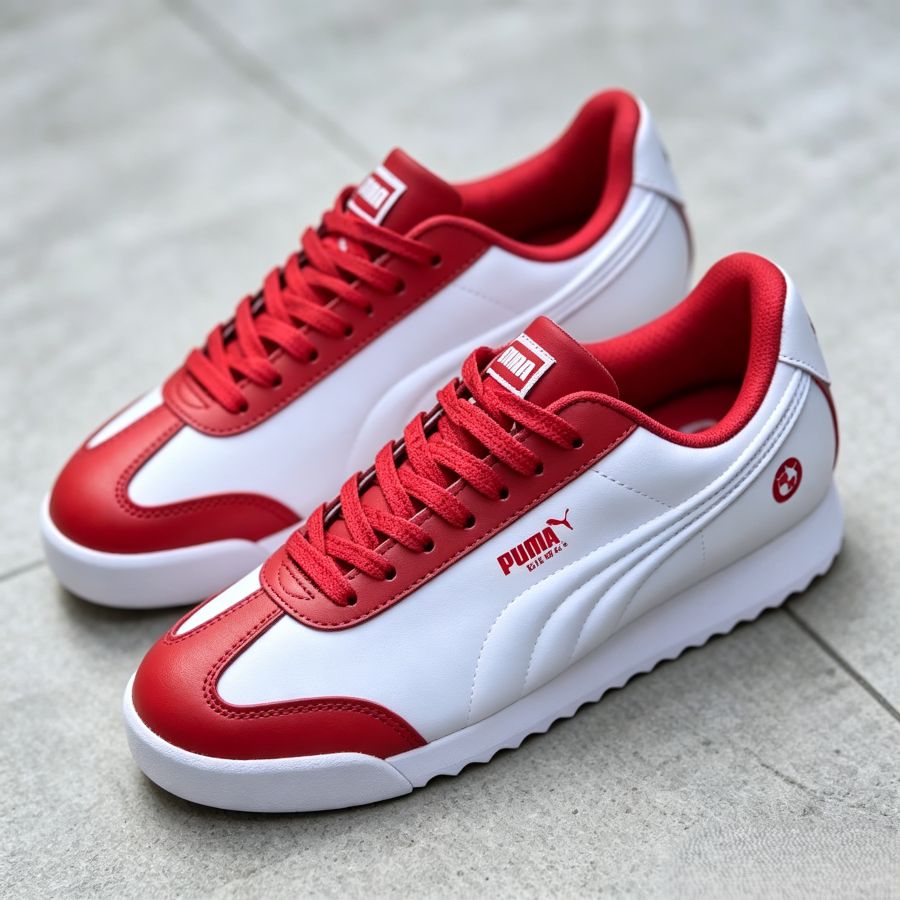 Men’s Vintage Heritage Stripe Lightweight Daily Walking Lifestyle Trainers