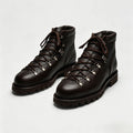 Vintage Alpine Speed Hook Leather Hiking Boots