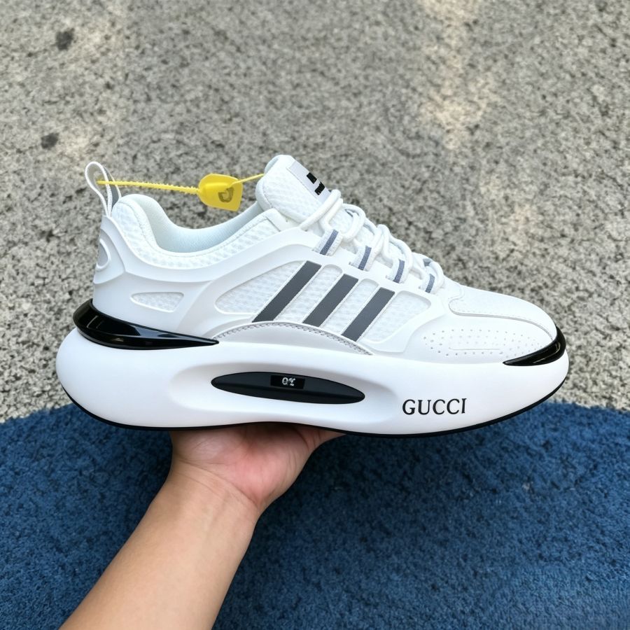 Breathable Mesh Oversized Platform Casual Sneakers