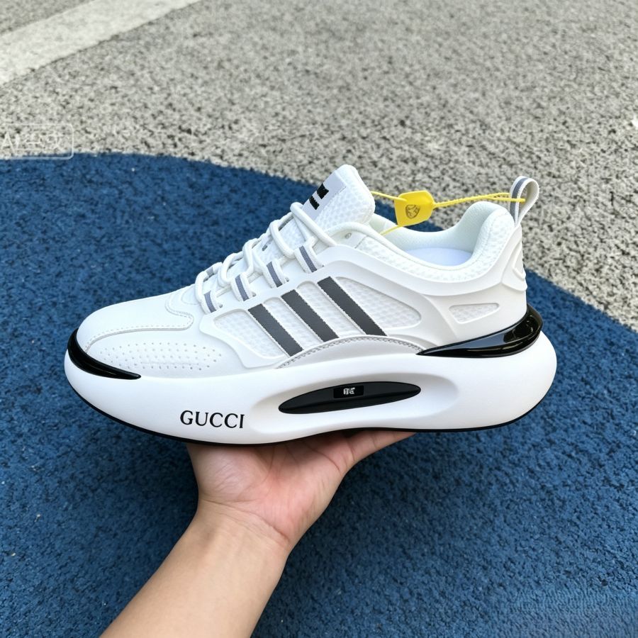 Breathable Mesh Oversized Platform Casual Sneakers