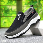 Men's Slip On Walking Shoes Lightweight Breathable Canvas Loafers