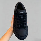Black Oblique Jacquard Low Top Sneakers