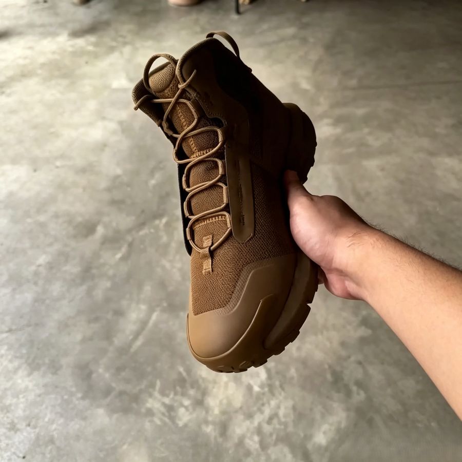Men's Coyote Brown Tactical Mid-Top Hiking Boots