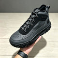 Men's Mid-Top Leather Hiking Sneakers