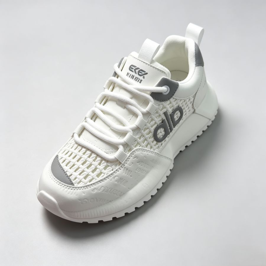 Hollow Mesh Platform Casual Sneakers