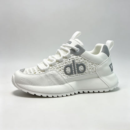 Hollow Mesh Platform Casual Sneakers