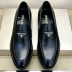 Black Luxury Leather Loafers
