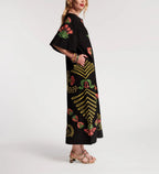 Embroidered Charming Caftan