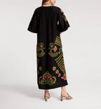 Embroidered Charming Caftan