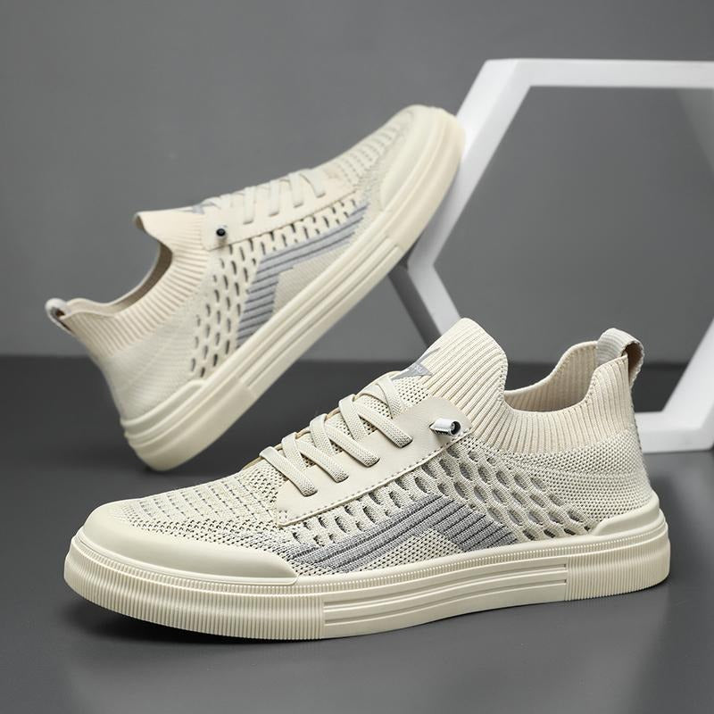 Men’s Breathable Hollow Knit Sock Sneakers