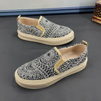 Men's Bohemian Mandala Pattern Slip-On Sneakers