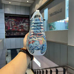 Multicolor Glitter Crystal Low-Top Sneakers