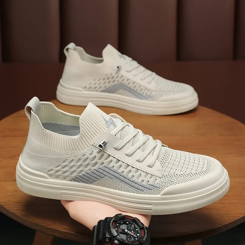 Men’s Breathable Hollow Knit Sock Sneakers