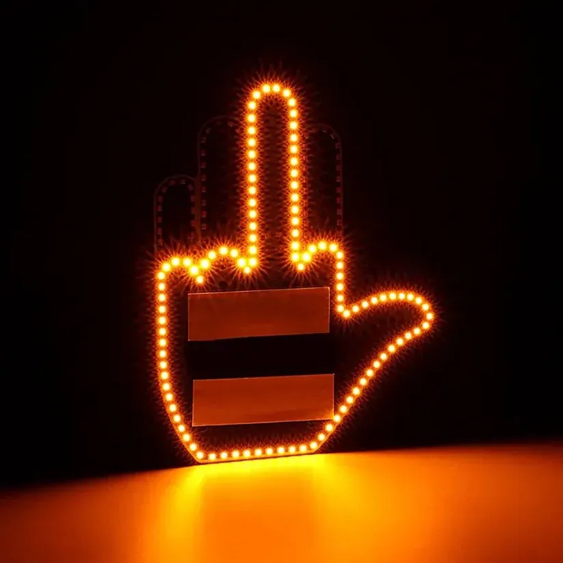 Funny LED Finger Light with Remote Control