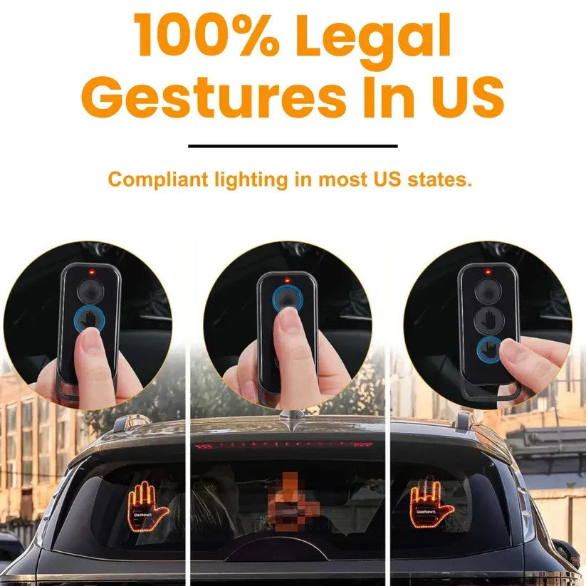 Funny LED Finger Light with Remote Control