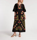Embroidered Charming Caftan