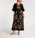 Embroidered Charming Caftan