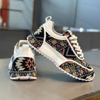 Men's Tribal Print Retro Casual Sneakers