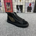 Men's Sparkle Wing Rhinestone High Top Sneakers